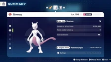 6IV Mewtwo Pokemon Legends ZA *SAME DAY*