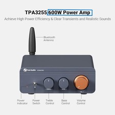Fosi Audio BT20A PRO Amplifiers TPA3255 Bluetooth 5.0 2 Channel Class D Hi-Fi US