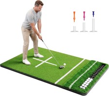 Golf Mat Hitting Mat: 5.2 x 4ft, 6 x 4ft Practice Outdoor/Indoor 21 to 50mm