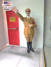 WWII German Commander Resin PAINTED Figure 1/18 Scale Diorama Garage Accessory