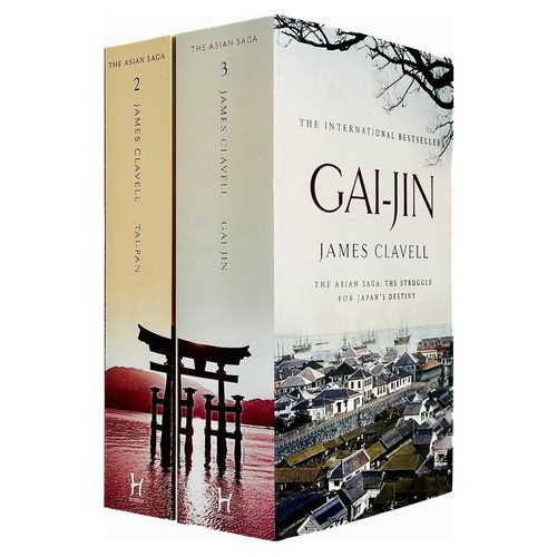 James Clavell Asian Saga Collection 2 Books Set (Tai-Pan and Gai-Jin) NEW