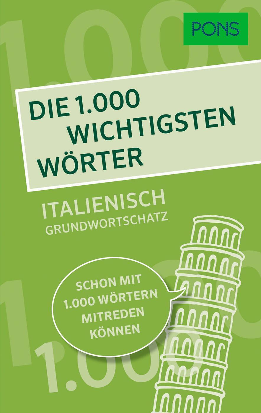 Thumbnail - Pons Die 1.000 Wichtigsten Wörter - Italienisch Grundwortschatz |