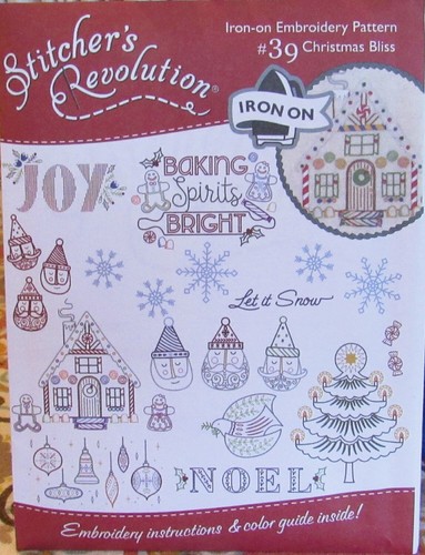 Stitchers Revolution #39 CHRISTMAS BLISS Holiday Embroidery Transfer Pattern NEW