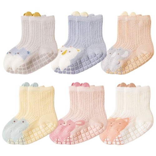Soft Breathable Cotton Socks Ankle Socks Socks Thin Mesh Socks for Toddlers