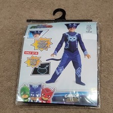 PJ Masks Catboy Toddler 3T-4T Costume Halloween Jumpsuit Mask - New