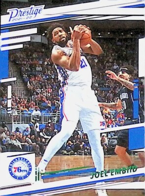 2021-22 Panini Chronicles NBA Philadephia 76ers Green Prestige Joel Embiid