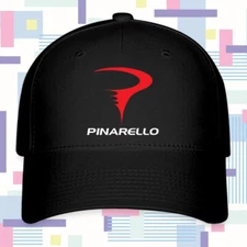 Pinarello Bicycle Bike Black Hat Twill Cap Baseball Cap Size S/M & L/XL