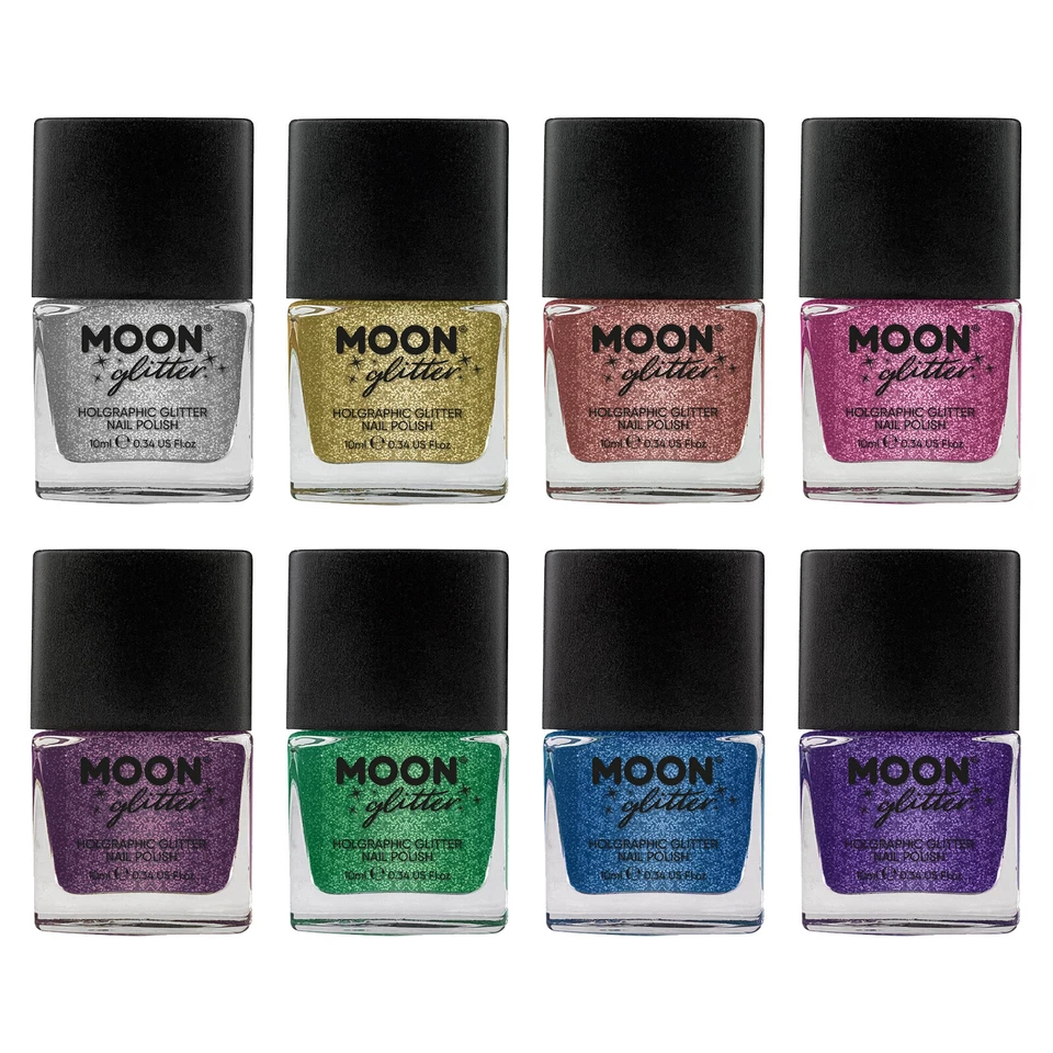 Moon Glitter - Holographic Nail Polish - 10ml - For mesmerising glittery nails