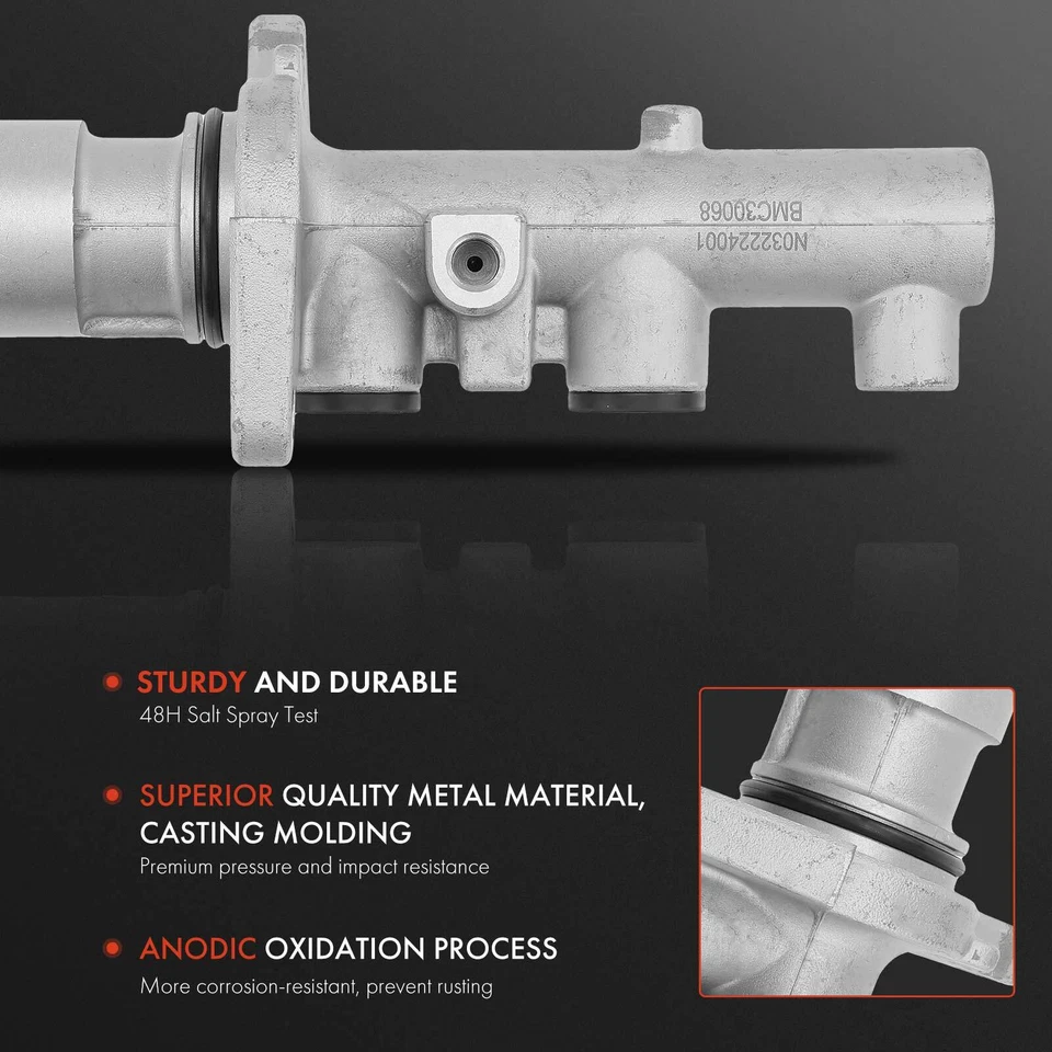 Brake Master Cylinder for BMW 528i 540i E39 1997-1998 740i 1995 1997 740iL 750iL - Image 2 of 4