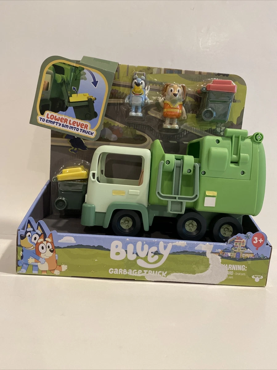 Bluey, Garbage Truck Vehicle Playset, Bluey And Bin Man, 60 OFF