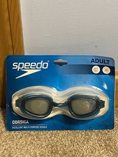 SPEEDO ADULT CORSICA MULTI PURPOSE SWIM GOGGLES NEW IN PACK