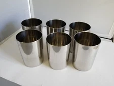 IKM Amarpali Stainless Steel Serving Water and Juice Glass set of 6