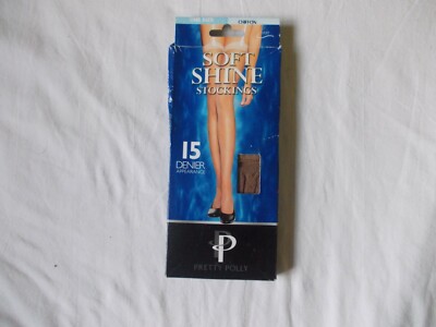 Pretty Polly soft shine Stockings, 15 denier, one size, colour Chiffon