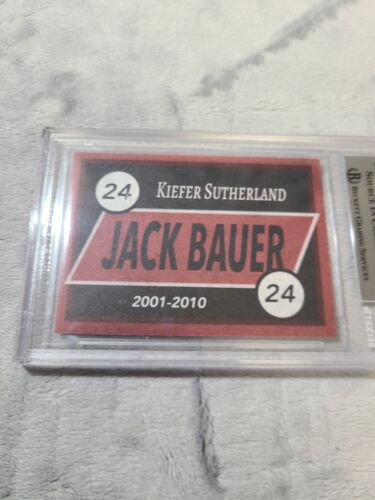 Kiefer Sutherland Signed Cut Card Jack Bauer Rare Beckett 24 Show - Picture 4 of 5
