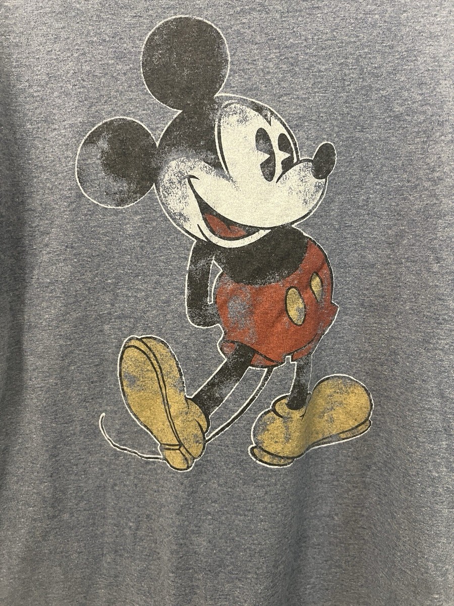 ヴィンテージ レトロ　ミッキーマウス キョロキョロTシャツ　XL 80s90s 80s MICKEY MOUSE Vintage T Shirt 70s Walt Disney United