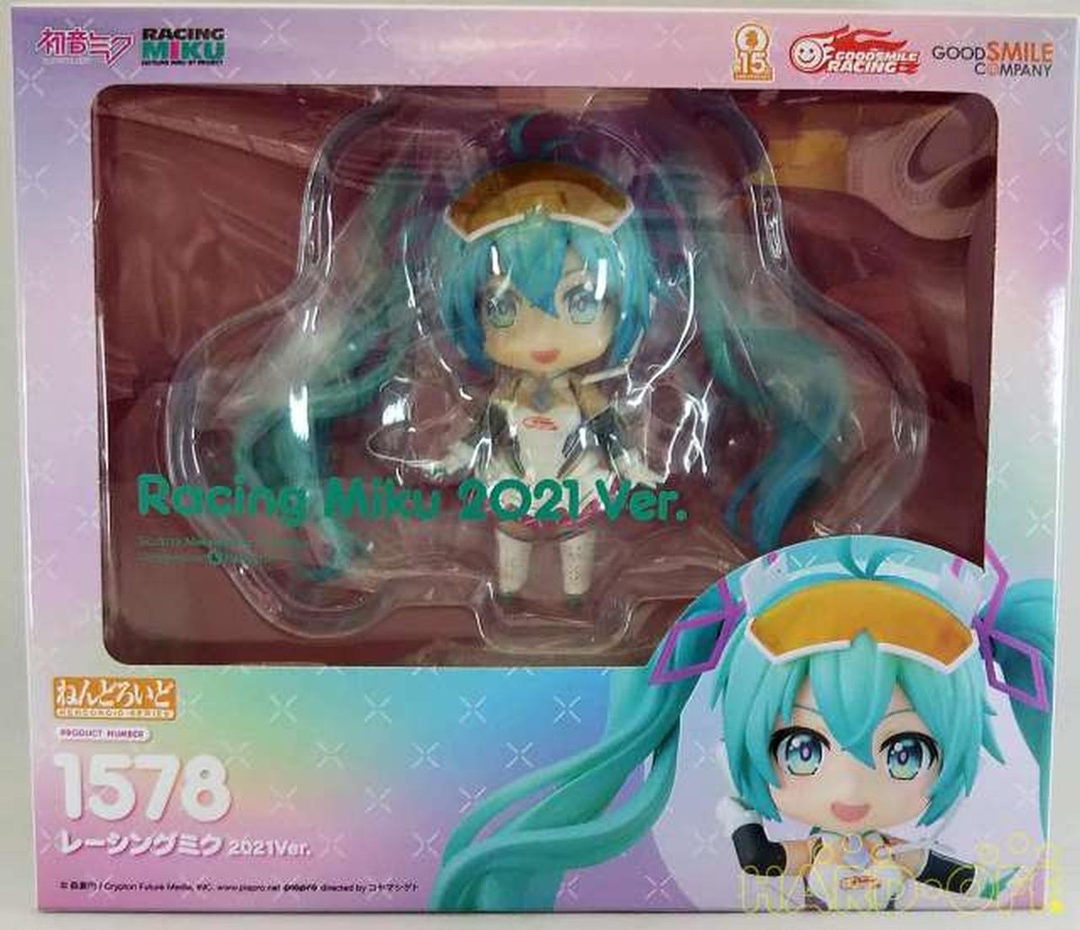 Racing Miku 2021 Ver. フィギュア 1578 Vocaloid Hatsune Miku GT Project Nendoroid No.1578 Racing