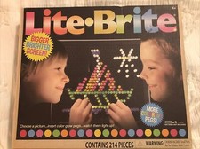Classic Lite-Brite Ultimate 214 Pieces Retro and Vintage Toy, Gift New In Box
