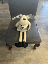 Artic Circle Enterprises  MOOSE 20” cream Plush Toy Stuffed  Animal hanging legs