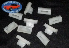 62-70 GM Body Side Belt Moulding Molding Trim Clips Bushings Retainers 10pcs EY