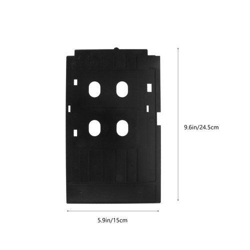 4 Pack Vassoio Per Carta D'identità in PVC Alunno Della Scheda Stampante - Photo 10/12