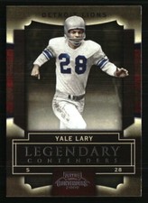 Yale Lary 2009 Playoff Contenders Legendary Contenders #83 Football Card