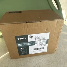 (4) TOPELER Motion Sensor Light PIR Wall Switch, Neutral Wire Required, White