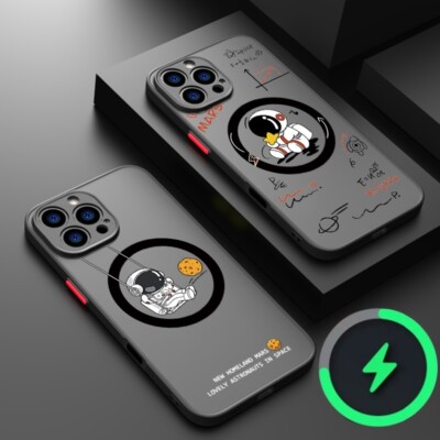 Astronaut Stoßfest Magsafe Handyhülle Für iPhone 16 15 14 13 12 Pro Max 11 Case