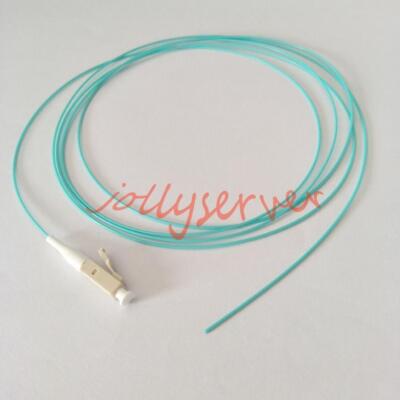 50Pcs 50/125 OM3 LC UPC MultiMode Simplex 0.9mm Fiber Optical Pigtail Cable 1M
