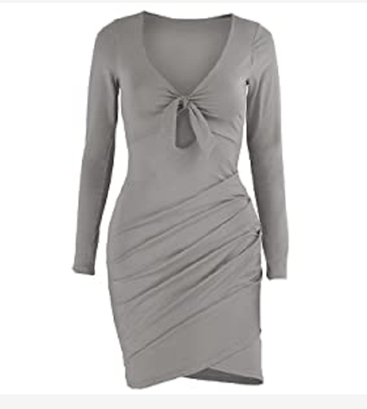 deep v bandage bodycon dress Virellea Deep V Bandage Mini Dress