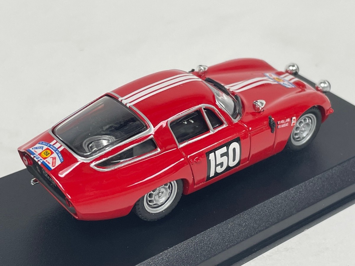 1/43 Best Model Alfa Romeo TZ1 car #150 from 1964 Tour de France