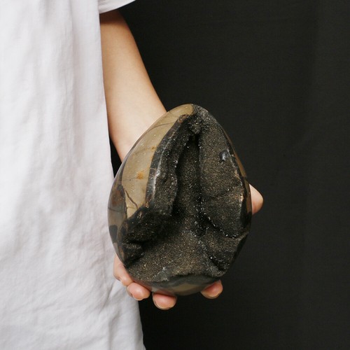 1PC Natural Dragon Septarian Geode Quartz Egg Cluster Crystal Healing Random - Picture 3 of 11