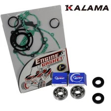 For Kawasaki KX65 00-24 Crankshaft Main Bearings & Seals Engine Gasket Set