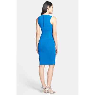 MLV Mayren Lee Viray Blue Knit Bodycon Dress Large | eBay