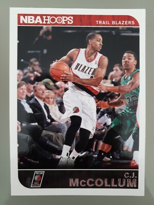 2014-15 Panini NBA Hoops C.J. McCollum #66 Portland Trail Blazers Basketball