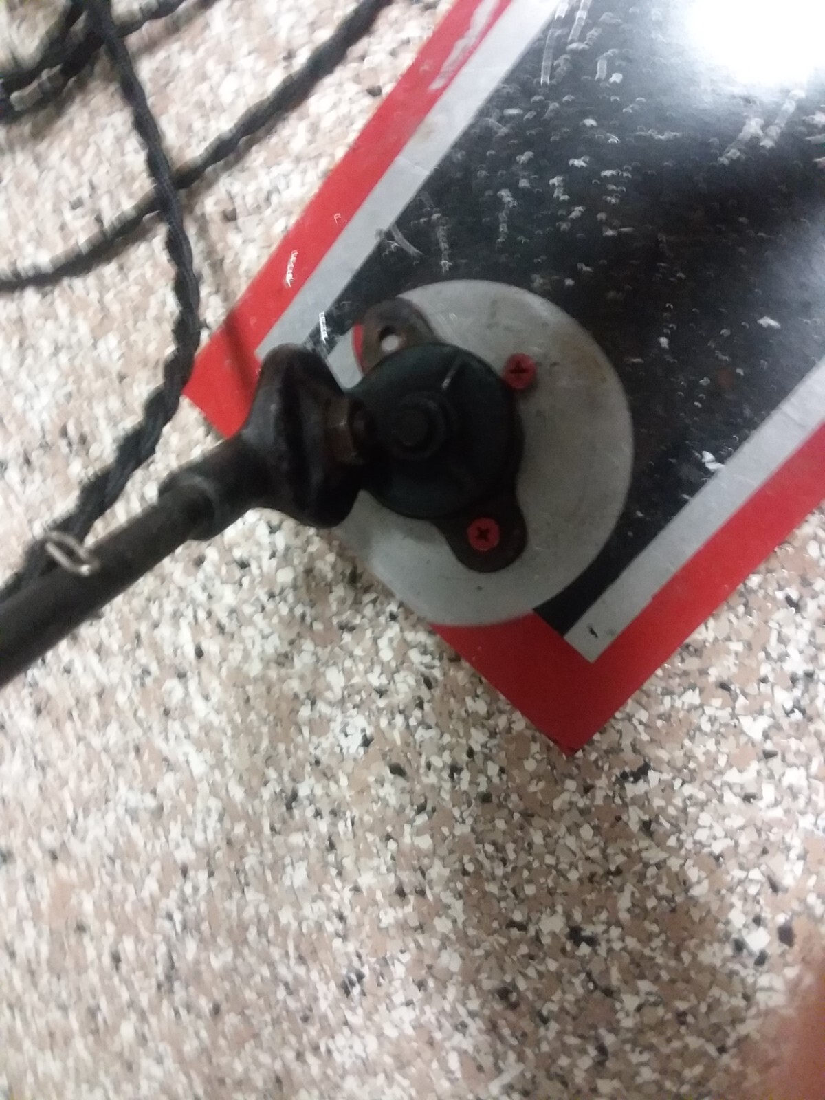 Antique Industrial McCrosky Mechanical Light Shade, OC White era