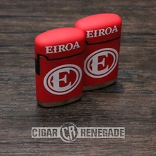 Eiroa Single Flame Adjustable Refillable Cigar Torch Lighter - 2 Pack
