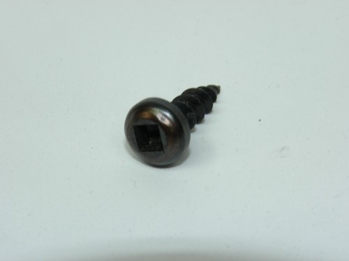 250 NEW m4 x 15mm SELF STARTING PAN HEAD SQUARE DRIVE WOOD SCREW BLACK COPPER NC - Picture 5 of 5