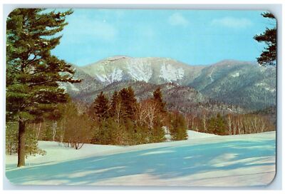 c1960's Mt. Giant Of The Valley During Winter Season Keene Valley NY Postcard