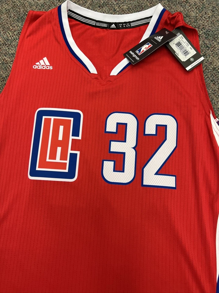 New 2015 Blake Griffin Clippers Size X-Large Red Rev 30 Adidas Jersey With Tags - Image 3 of 4