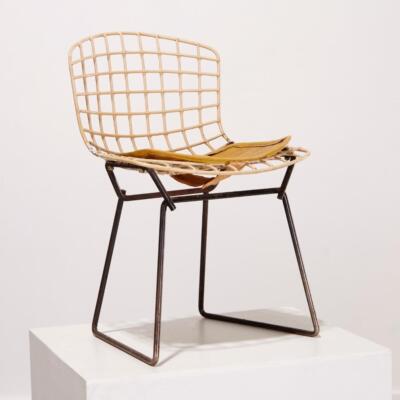 Knoll Harry Bertoia Wire Childs Kids Chair MCM 1960s 20''h 13''w 12''d