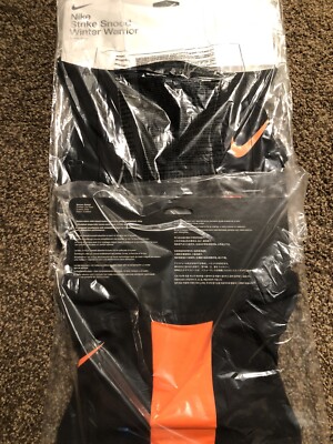 NEW NIKE DRI-FIT STRIKE WINTER WARRIOR SNOOD. SIZE LARGE/XL. BLACK/TOTAL ORANGE