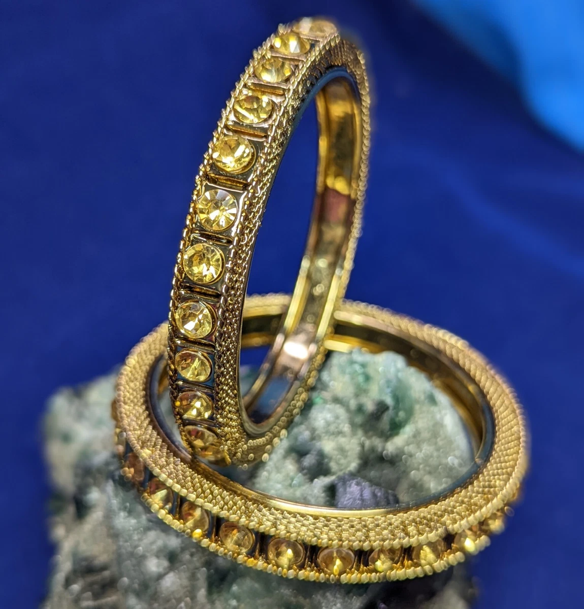 Two gold bangles best sale price