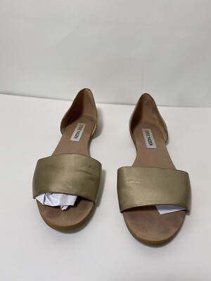 Steve Madden Corey two piece sandal gold Size UK