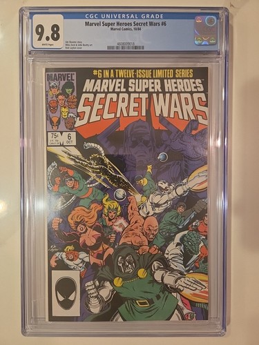 Marvel Super-Heroes Secret Wars 6 CGC 9.8 1984 Marvel Comics
