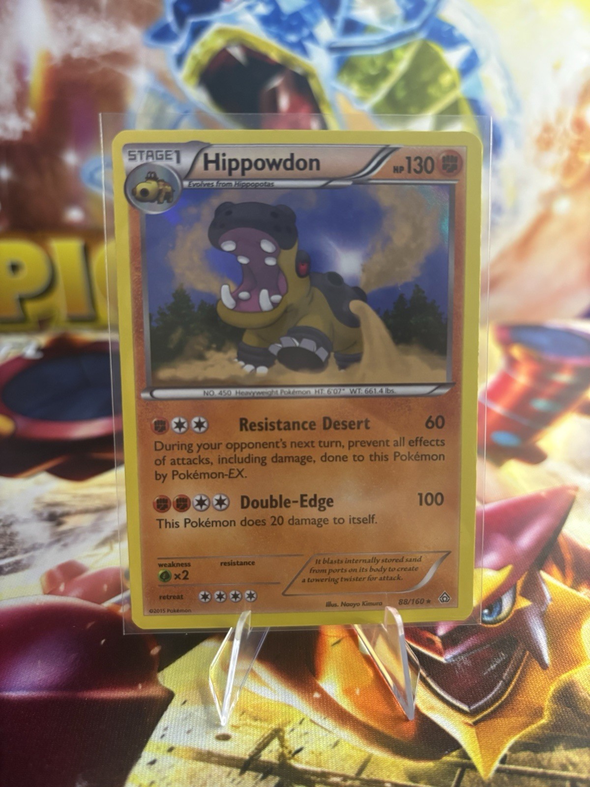 Hippowdon 88/160 Primal Clash Holo Rare Pokemon Card TCG English