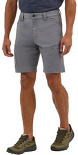 Wrangler AT Men's 10" Highland Cargo Shorts Dark Gray Size34 Midweight Woven Fab