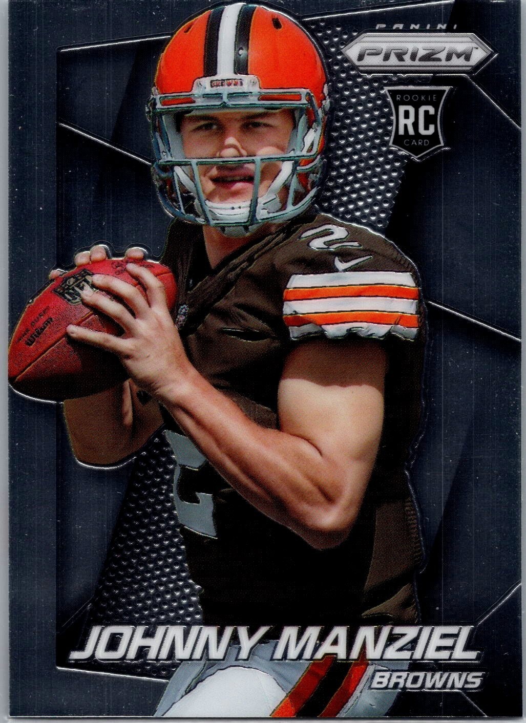 2014 Panini Prizm Johnny Manziel #287 Rookie RC Cleveland Browns