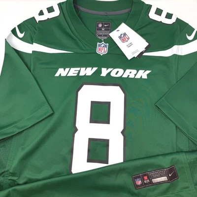 Nike Aaron Rodgers New York Jets Jersey Mens Medium Green NFL Football NEW - Image 1 of 4