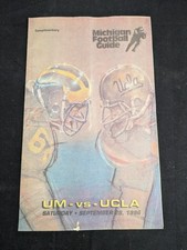Tom Brady NCAA College Debut 1st Game Football Guide Program 9/28/1996 Michigan 