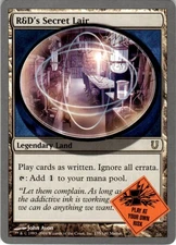 2004 Unhinged R&D's Secret Lair #135 Light Play